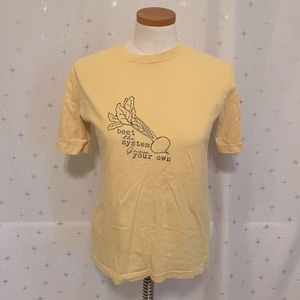 Beet the system grow your own tee shirt